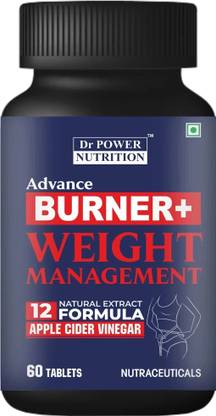 Dr Power Nutrition Belly FAT Burner Fast weight Loss Tablet Apple cider Garcinia Green tea 60