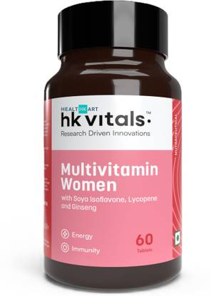 HEALTHKART HK Vitals Multivitamin for Women, With Zinc, Vitamin C, Multiminerals