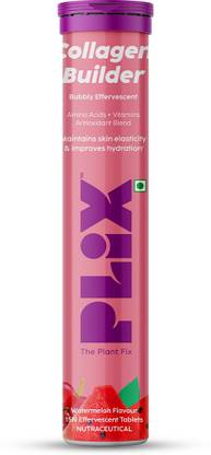 The Plant Fix Plix Collagen Builder Effervescent For Improved Skin Elasticity & Anti-Ageing