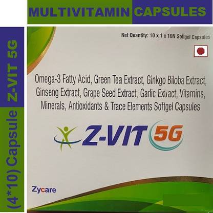 zycare Z VIT 5G MULTIVITAMIN AND MINERALS CAPSULE WITH ANTIOXIDANTS (4*10CAPSULE)