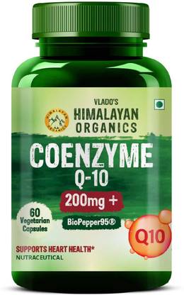 Vlado's Himalayan Organics CoQ10-200mg With BioPepper - 5mg Supplement