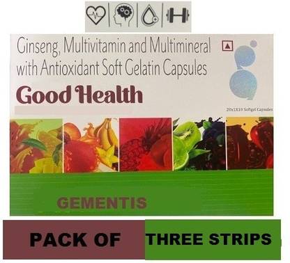 gementis GOOD HEALTH MULTIVITAMIN AND MULTIMINERAL CAPSULE (3*10CAPS)