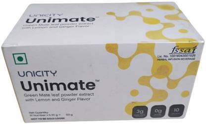 unicity Unimate Green Leaf Powder Extract with Lemon and Ginger Flavour