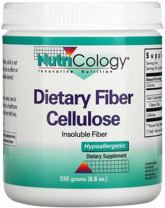 Nutricology Dietary Fiber Cellulose, 8.8 oz (250 g)