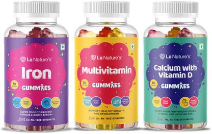 La Natures Iron Multivitamin Calcium with Vitamin D Gummies