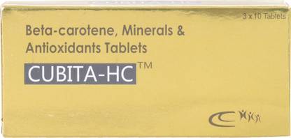 CUBITA HC Beta Carotene Minerals & Antioxidant 30 tablets