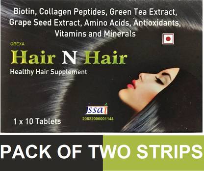 OBEXA IMPROVED HAIR N HAIR HAIR RESTORATION FORMULA (2*10TAB)