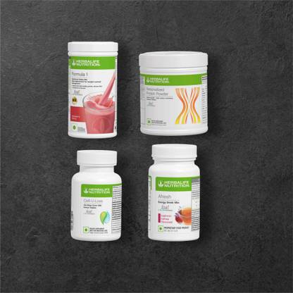 HERBALIFE F1 SHAKE MIX-STRAWBERRY,KASHMIRI KAHWA,PP-200GM AND CELL-U-LOSS