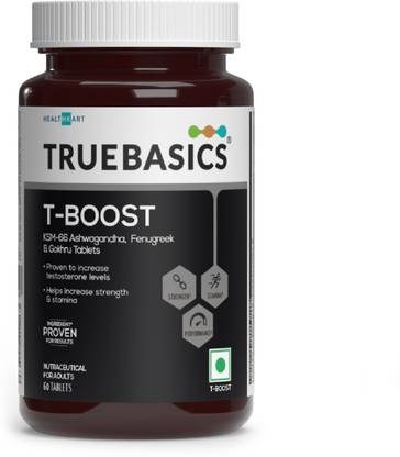 TRUEBASICS T-Boost, Testosterone Booster Supplement for Men