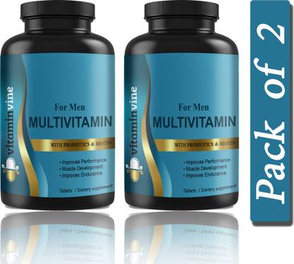 Vitaminvine Multivitamin For Men, Multivitamin Women Tablets (G198)