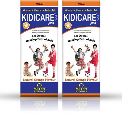 Kidicare Plus Multivitamin Syrup For Children Upto 12 Years