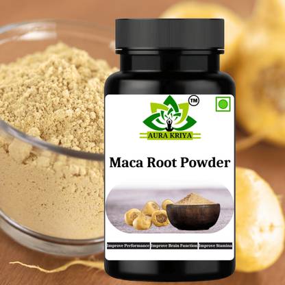 Aura Kriya Natural Maca Root Powder | Improves Energy, Stamina & Power | Maca Root Powder