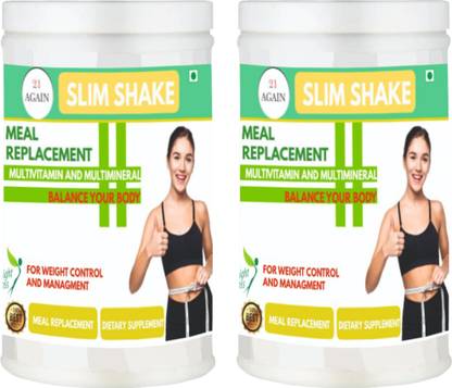21 again Slim Shake Meal Replacement Shakes For Weight Loss | Slim Fast Replacement Shake