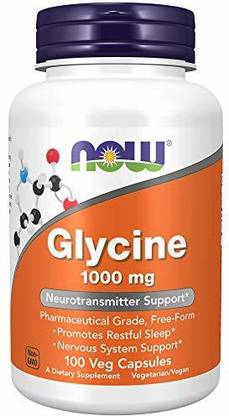 Now Foods Glycine -- 1000 mg