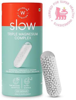 Wellbeing Nutrition Triple Magnesium Complex 1000mg, Supplement for Stress Relief, Muscle Recovery