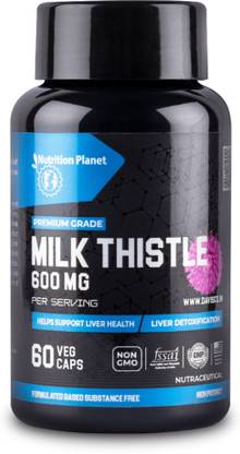 Nutrition Planet Milk Thistle (Unflavored - 60 Capsules, 60 Servings)