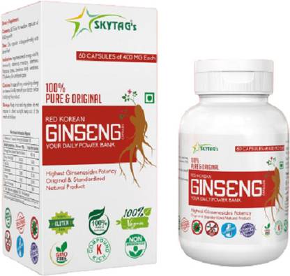 skytag bioteq SKYTAG’s RED KOREAN GINSENG CAPSULES