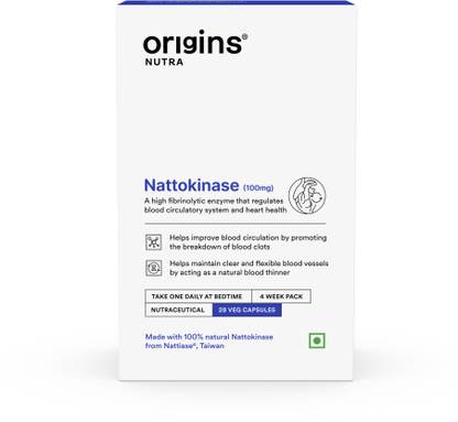 Origins Nutra Nattokinase,Promote Heart Health,Natural Blood Thinner
