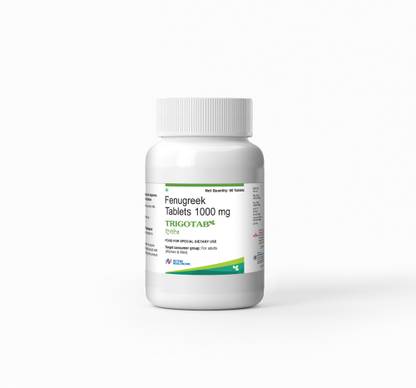 TRIGOTAB Fenugreek Seed Extract Powder Tablets for Diabetes - Pack of 2