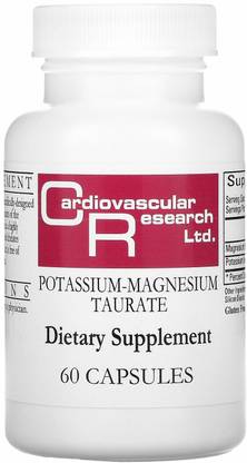 Cardiovascular Research Potassium-Magnesium Taurate, 60 Capsules