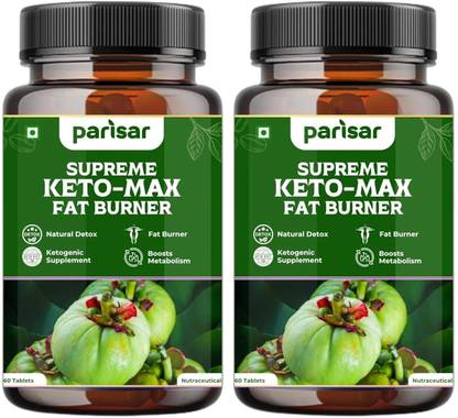 PARISAR PHARMA Keto Fat Burner 120 Capsules Weight Loss Supplement, Thighs, Belly Fat Burner