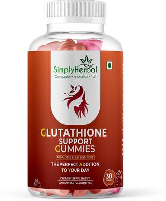 Simply Herbal Glutathione Gummies for Skin Lightening & Whitening