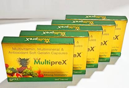 Multiprex Multivitamin multimineral antioxidant soft gelatin capsules