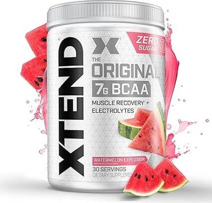 XTEND BCAA Powder Watermelon Explosion Sugar Free Workout Muscle Recovery Drink
