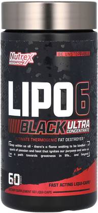 Nutrex Lipo 6 Black UC Fat Burner - New Packing