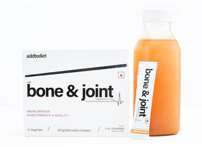 addtodiet Bone & Joint Support Supplement Powder 30x5g Sachets Orange Flavour