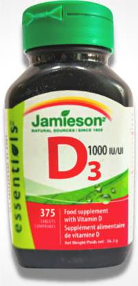 JAMIESON Vitamin D3 Food Supplement