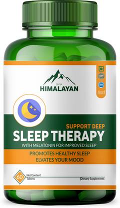 Divya Himalayan Premium Deep Sleep Therapy With Melatonin 10mg Tablets For Healthy Sleep Cycle