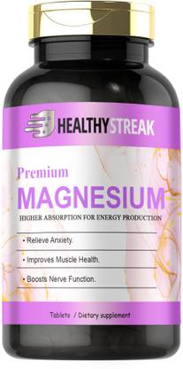 Healthy Streak Chelated Magnesium Glycinate Citrate Tablets (D163)