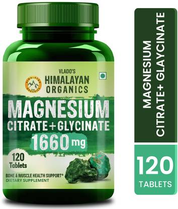 Vlado's Himalayan Organics Magnesium Citrate+Glycinate 120 tablet