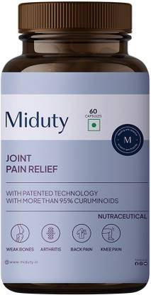 Miduty Joint Pain Relief-Turmeric-Collagen-Back Pain - Arthritis-10x bioavailable