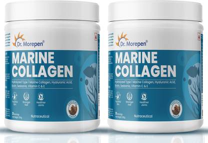Dr. Morepen Pure Marine Collagen Powder with Biotin | Supports Healthy Skin, Hair & Nails