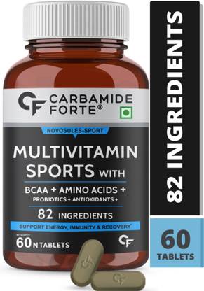 CARBAMIDE FORTE Multivitamin for Men - Sports Multivitamin Tablets with 81 Ingredients