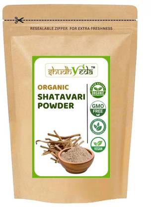 Shudhveda Organic Shatavari Root Powder (1 Kg) | Asparagus Racemosus | Satavari