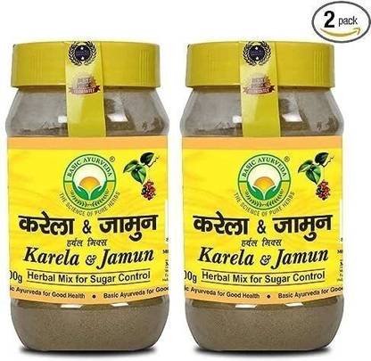 Basic Ayurveda Karela Jamun Herbal Mix Powder