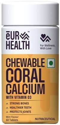 Eurus Lifesciences LLP CORAL CALCIUM Chewable Tablets Mint Flavour
