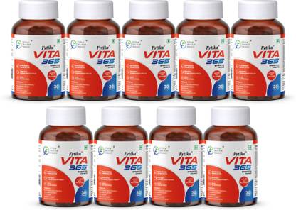 FYTIKA Vita 365, 3 in 1 Multivitamin (Pack of 8 )- 240 Tablets
