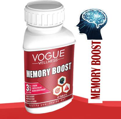 Vogue Memory boost tablets for Memory Focus Stress relieving and Attention tablets