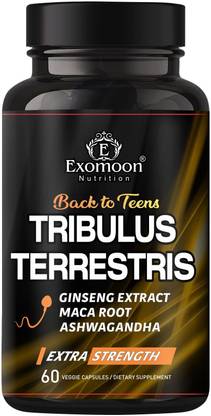 EXOMOON Tribulus Terrestris With Ashwagandha 11600MG - Memory Support & Muscle Support