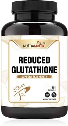 nutramagik Reduced Glutathione with Acerola Cherry,ALA,Biotin,Grape seed for Healthy Skin