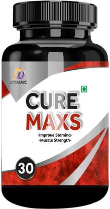 DYNAMIC Cure Maxx Testo-10X Ayurvedic Testosterone Booster with Tribulus, Ashwagandha