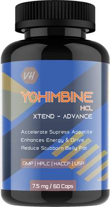 Vitaminhaat Yohimbine HCL 7.5 Mg Xtend Advance 60 veg Capsules