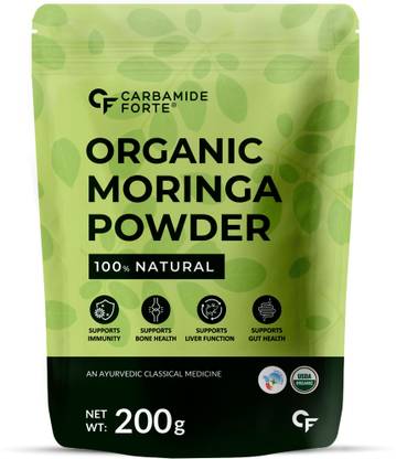 CARBAMIDE FORTE 100% Organic Moringa Powder - Oleifera Moringa Powder - USDA Certified
