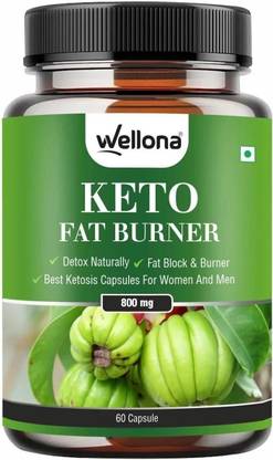 Wellona Keto Fat Burner 60 Capsules – Weight Loss Supplement Fat Burner for Men & Women