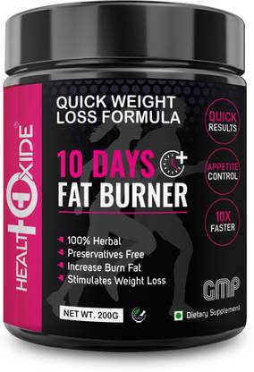 HEALTHOXIDE 10 Days Fat Burner- true weight loss powder