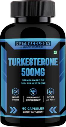 Nutracology Turkesterone (Ajuga Turkestanica Extract) for Muscle Growth and Strength 500mg